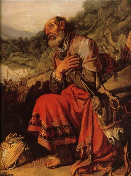 Detail of Abraham on the Way to Canaan, LASTMAN, Pieter Pietersz.